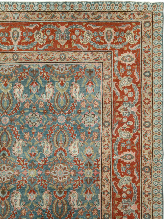 Antique Persian Tabriz Carpet, No.27930 - Galerie Shabab