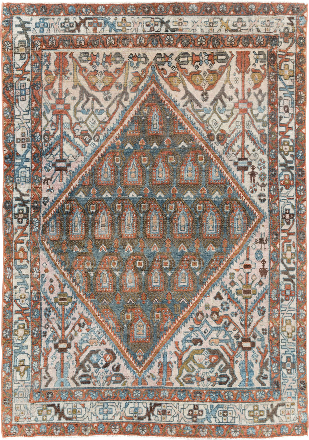 Vintage Persian Malayer Rug, No.27934 - Galerie Shabab