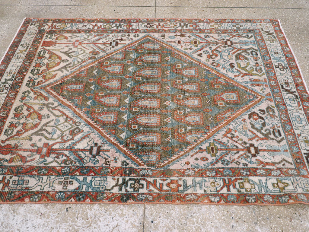 Vintage Persian Malayer Rug, No.27934 - Galerie Shabab