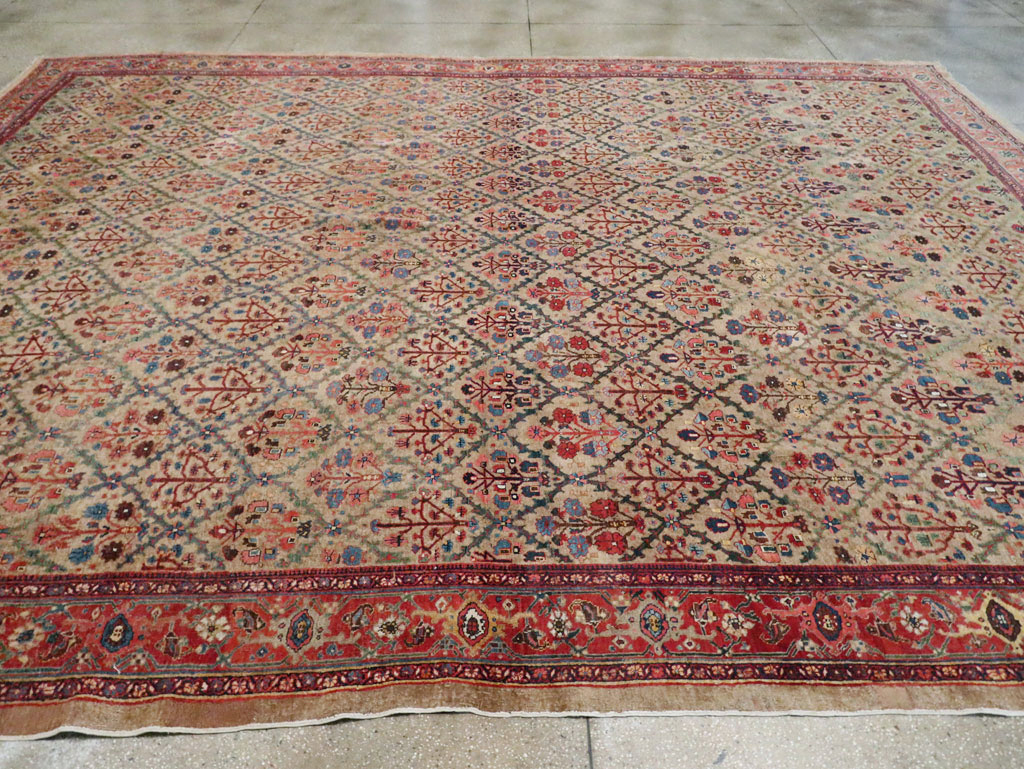 Antique Persian Bidjar Carpet, No.27941 - Galerie Shabab