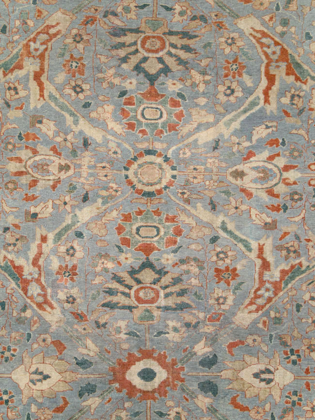 Antique Persian Sultanabad Room Size Carpet, No.27943 - Galerie Shabab