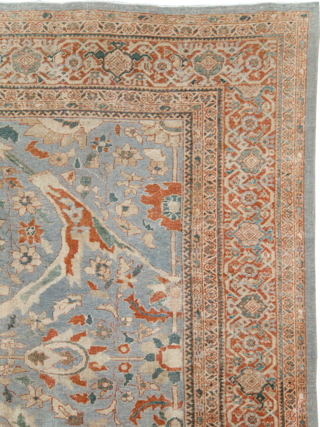 Antique Persian Sultanabad Room Size Carpet, No.27943 - Galerie Shabab
