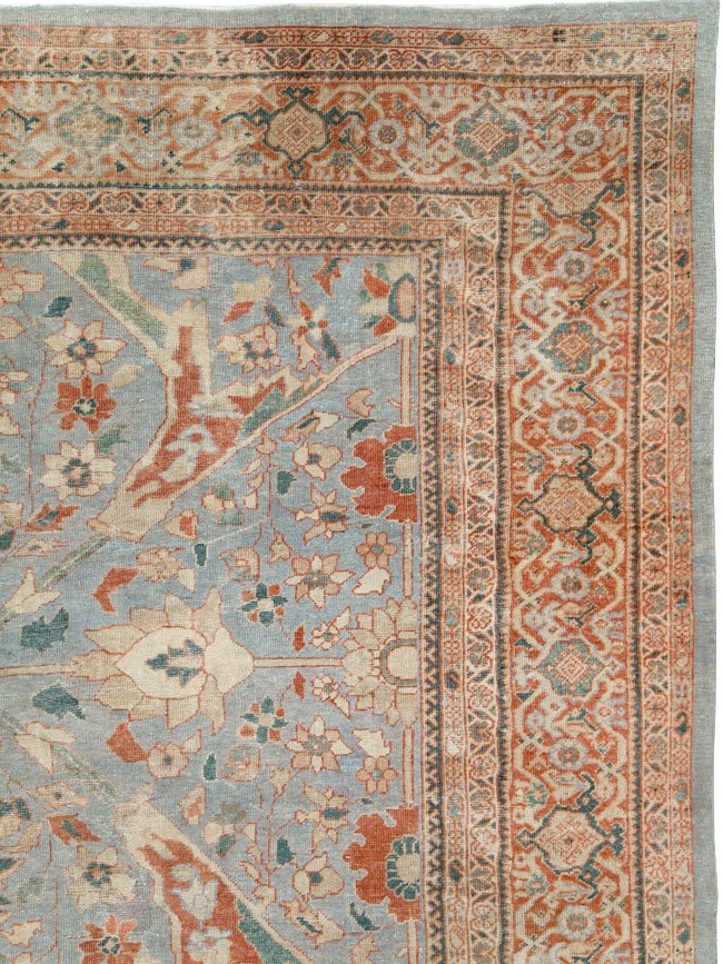 Antique Persian Sultanabad Room Size Carpet, No.27943 - Galerie Shabab