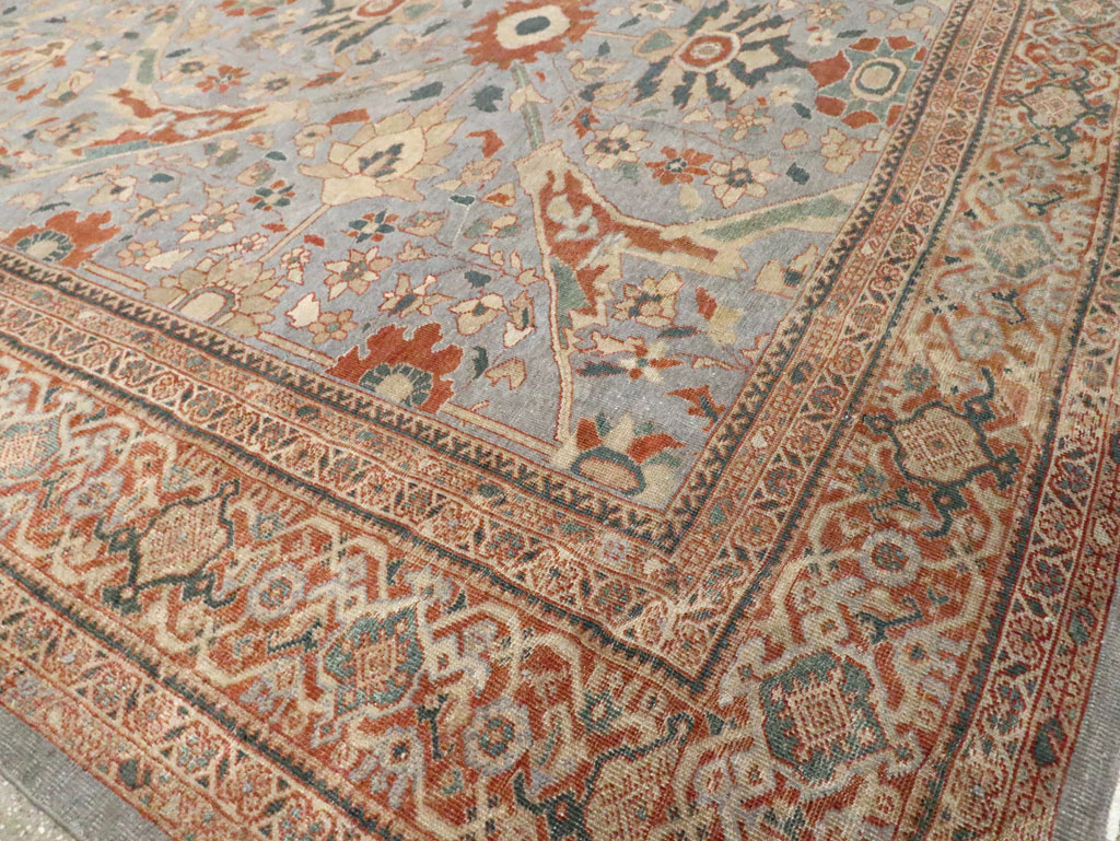 Antique Persian Sultanabad Room Size Carpet, No.27943 - Galerie Shabab