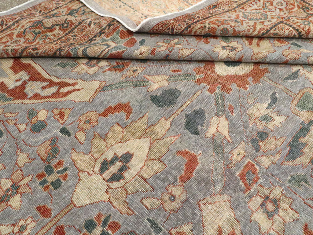 Antique Persian Sultanabad Room Size Carpet, No.27943 - Galerie Shabab