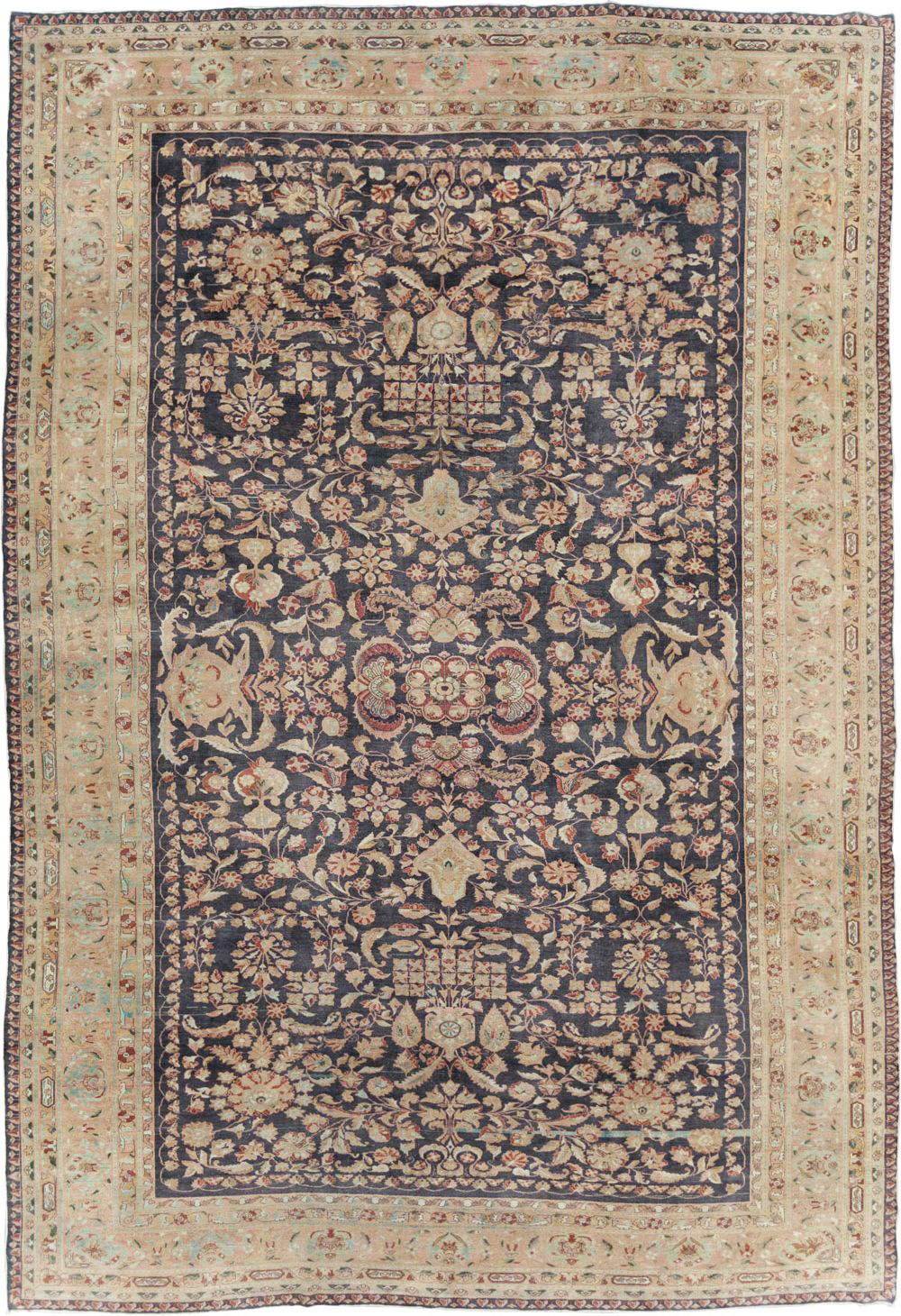 Vintage Persian Sarouk Carpet, No.27951 - Galerie Shabab