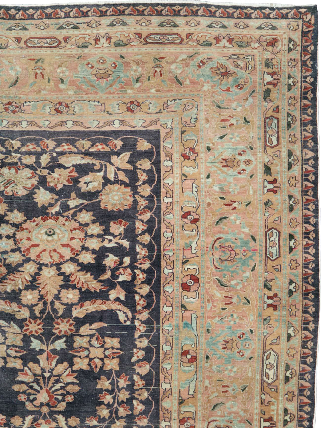 Vintage Persian Sarouk Carpet, No.27951 - Galerie Shabab