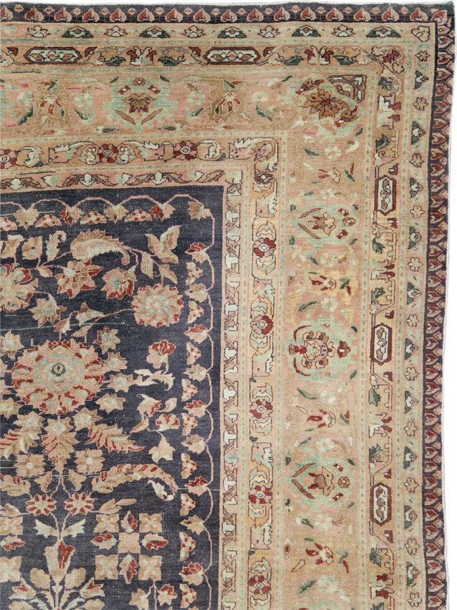 Vintage Persian Sarouk Carpet, No.27951 - Galerie Shabab