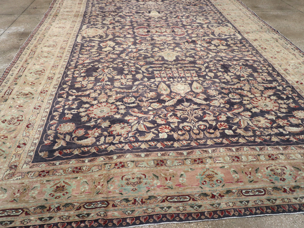 Vintage Persian Sarouk Carpet, No.27951 - Galerie Shabab