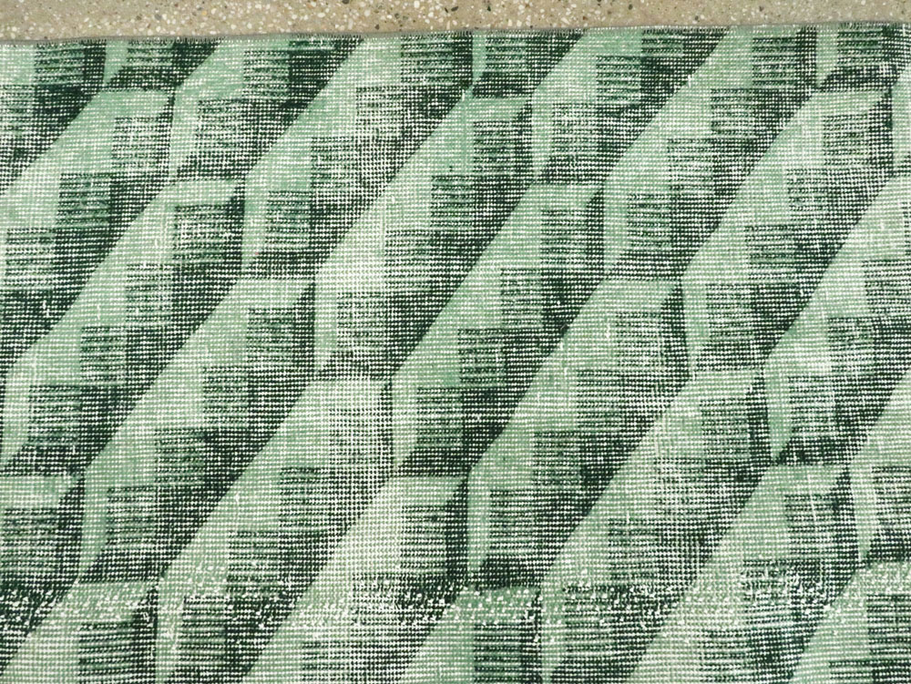 Vintage Turkish Deco Carpet, No.27957 - Galerie Shabab
