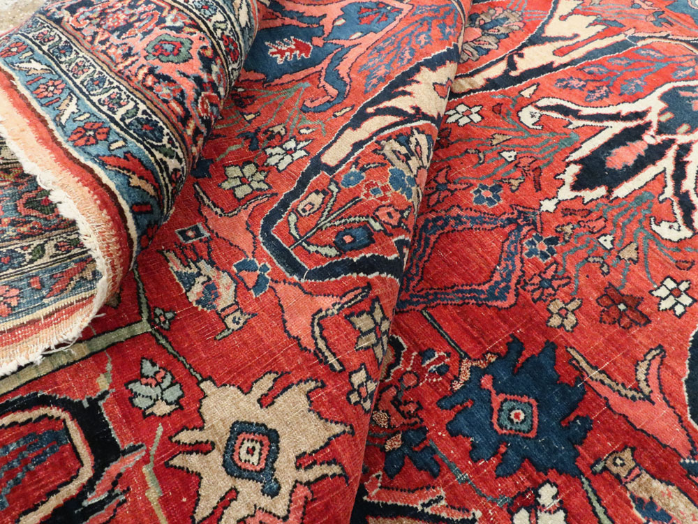 Antique Persian Bidjar Carpet, No.27965 - Galerie Shabab