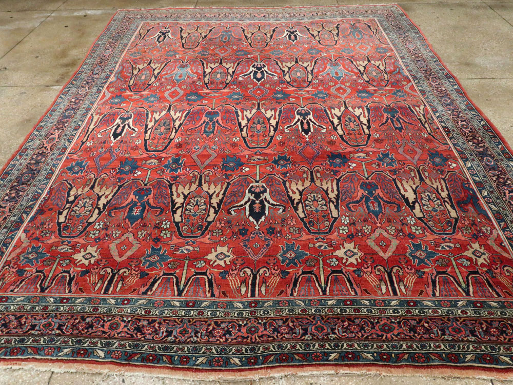 Antique Persian Bidjar Carpet, No.27965 - Galerie Shabab
