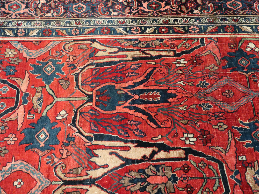 Antique Persian Bidjar Carpet, No.27965 - Galerie Shabab