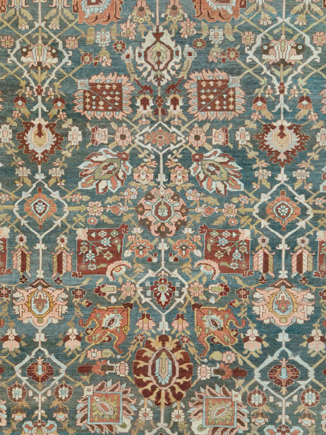 Antique Persian Bidjar Oversize Carpet, No.27966 - Galerie Shabab