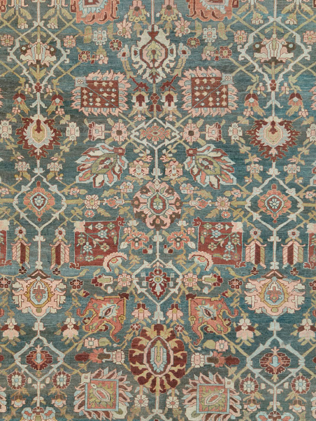 Antique Persian Bidjar Oversize Carpet, No.27966 - Galerie Shabab