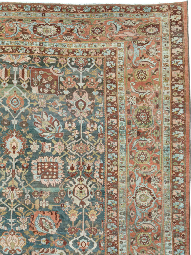 Antique Persian Bidjar Oversize Carpet, No.27966 - Galerie Shabab