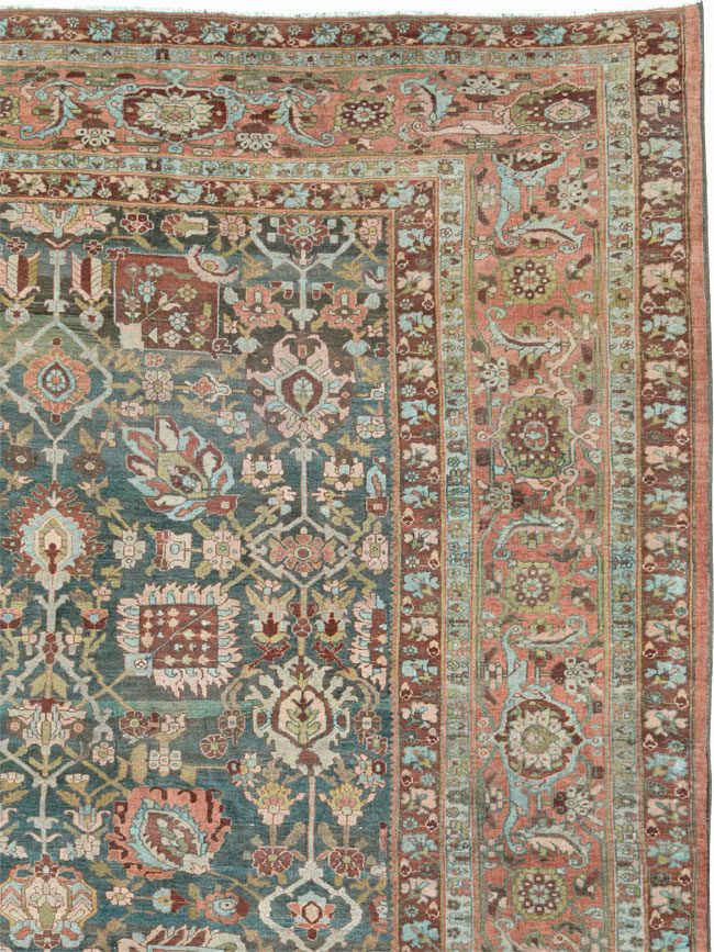 Antique Persian Bidjar Oversize Carpet, No.27966 - Galerie Shabab