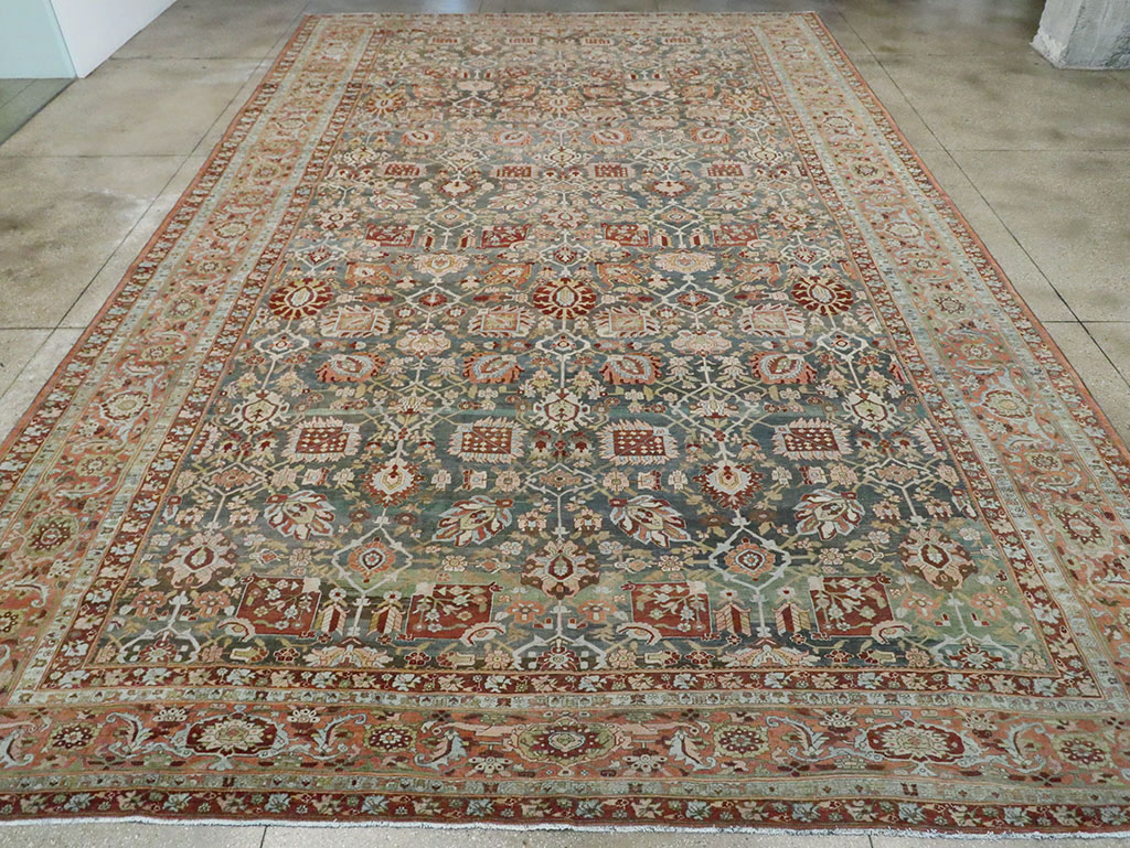 Antique Persian Bidjar Oversize Carpet, No.27966 - Galerie Shabab