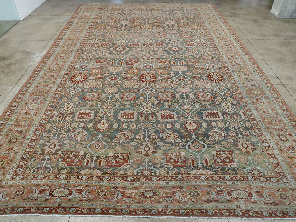 Antique Persian Bidjar Oversize Carpet, No.27966 - Galerie Shabab