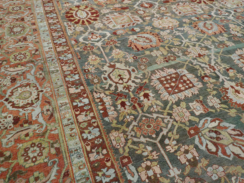 Antique Persian Bidjar Oversize Carpet, No.27966 - Galerie Shabab