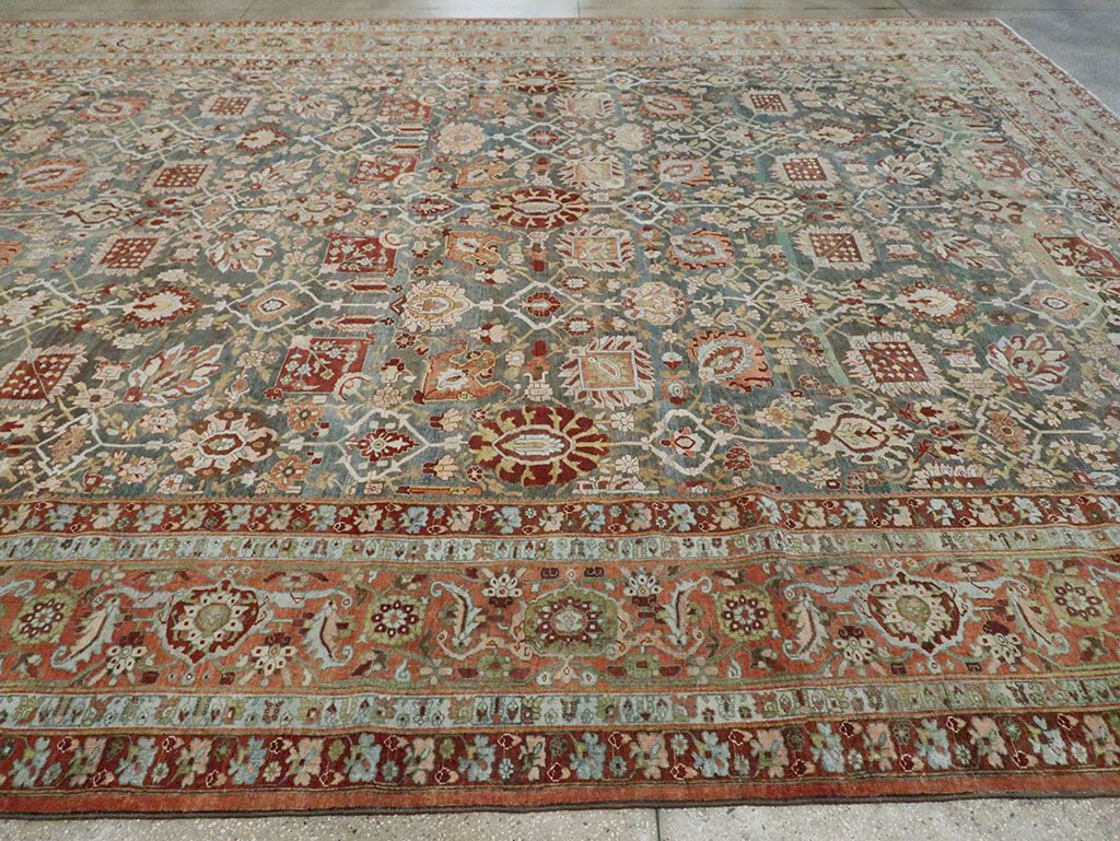 Antique Persian Bidjar Oversize Carpet, No.27966 - Galerie Shabab