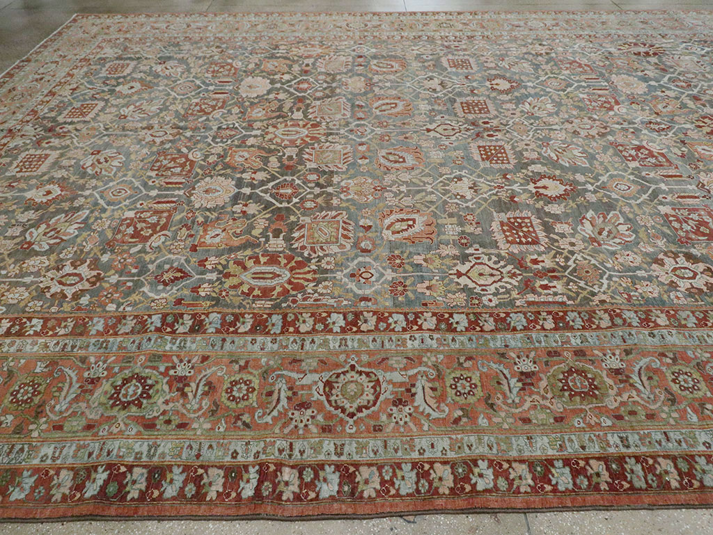 Antique Persian Bidjar Oversize Carpet, No.27966 - Galerie Shabab