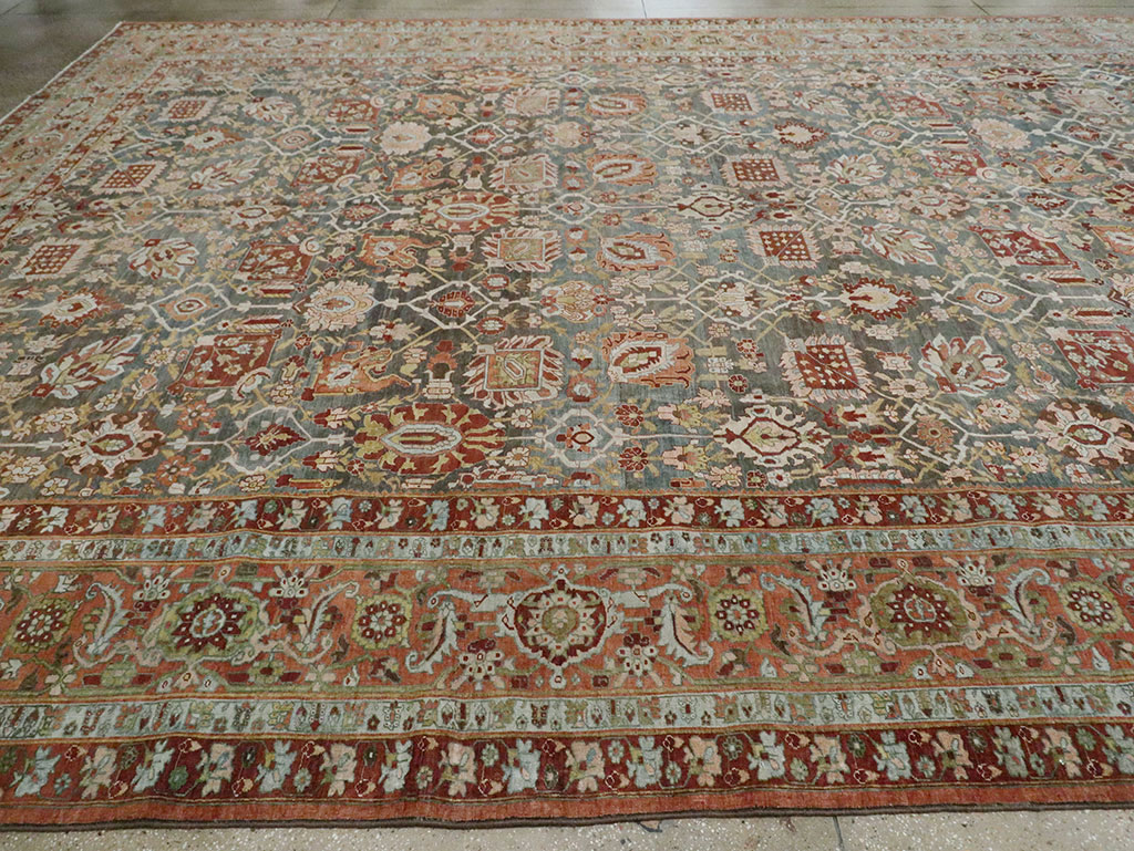 Antique Persian Bidjar Oversize Carpet, No.27966 - Galerie Shabab
