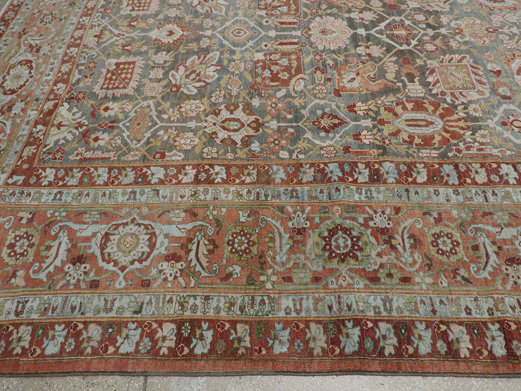 Antique Persian Bidjar Oversize Carpet, No.27966 - Galerie Shabab