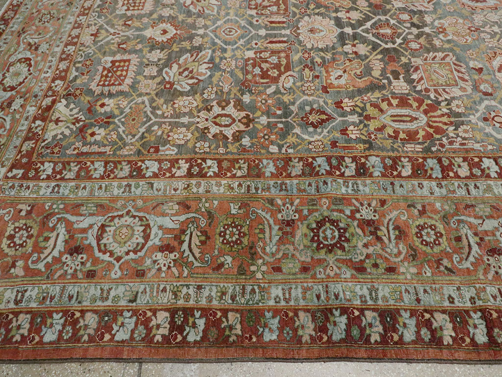 Antique Persian Bidjar Oversize Carpet, No.27966 - Galerie Shabab