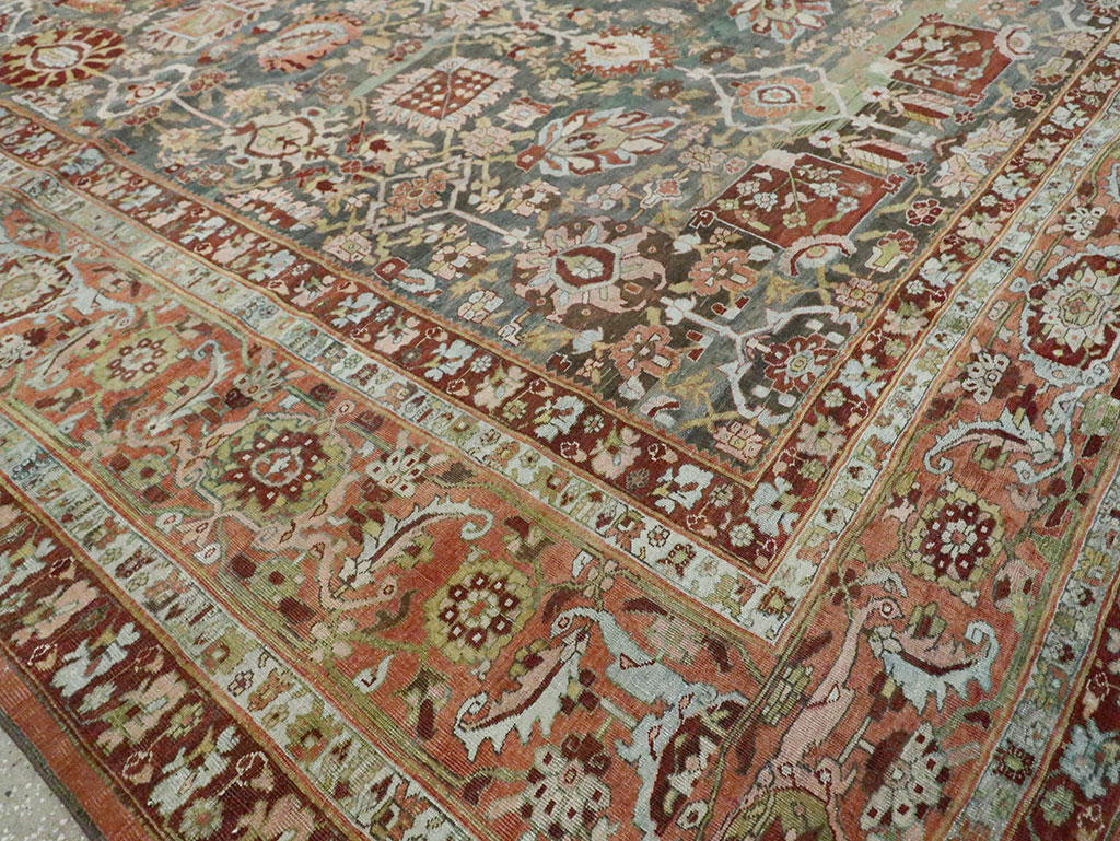 Antique Persian Bidjar Oversize Carpet, No.27966 - Galerie Shabab