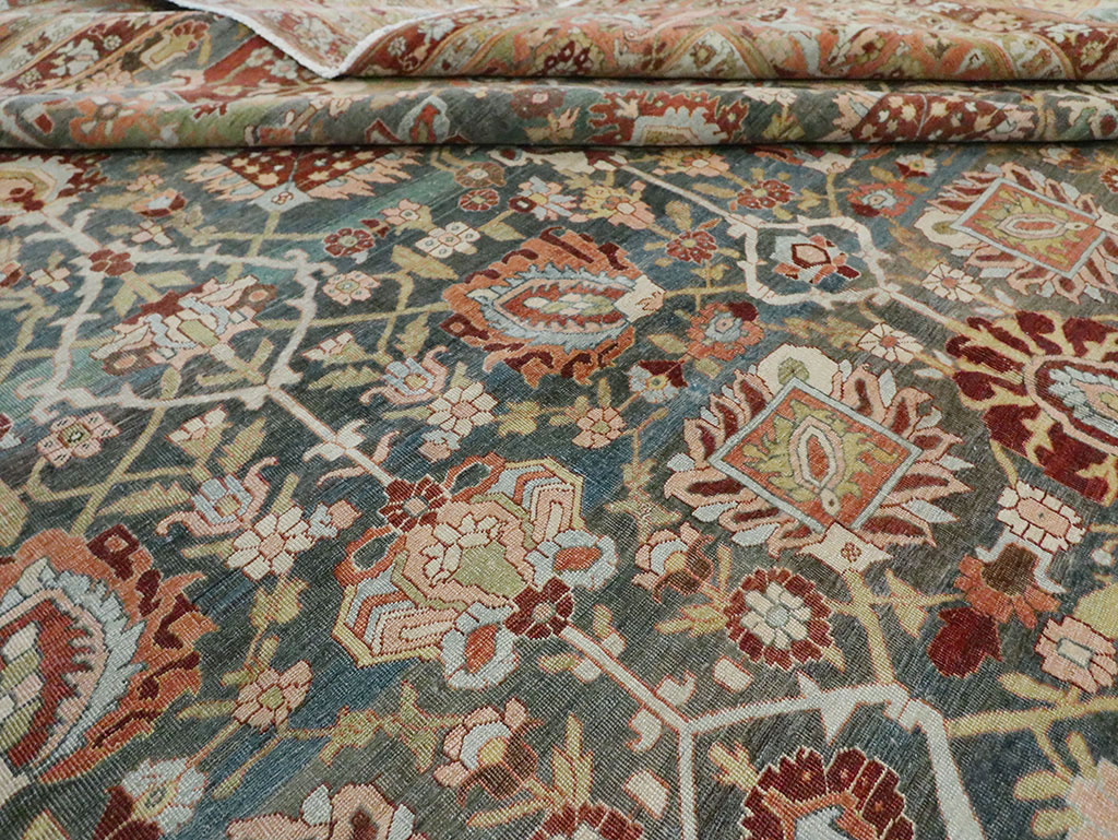 Antique Persian Bidjar Oversize Carpet, No.27966 - Galerie Shabab