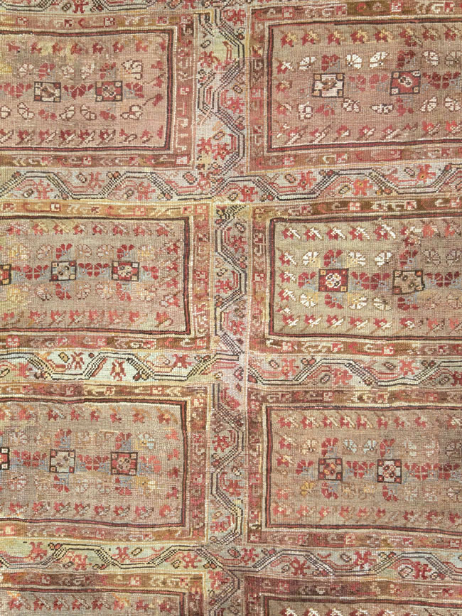 Antique Turkish Ghiordes Large Carpet, No.27973 - Galerie Shabab