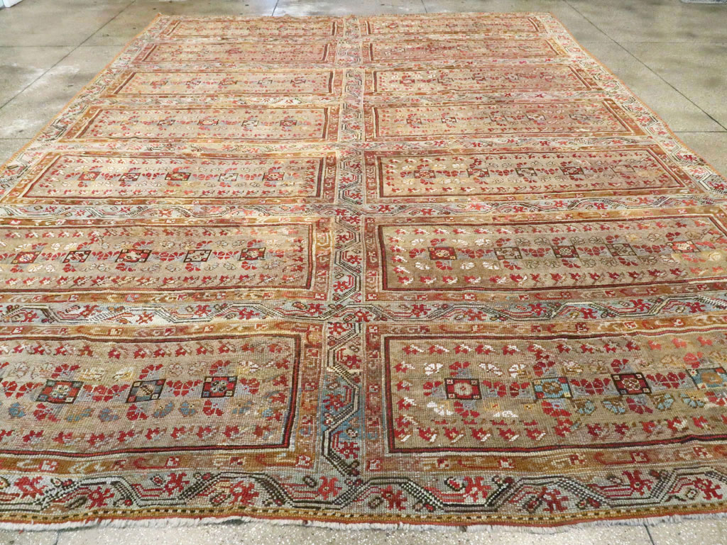 Antique Turkish Ghiordes Large Carpet, No.27973 - Galerie Shabab