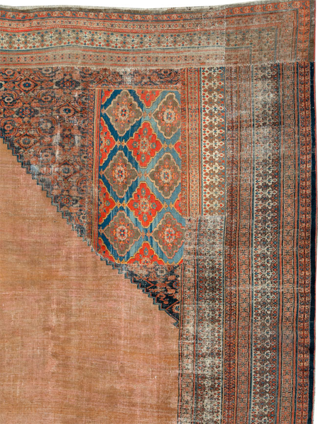 Antique Persian Mashad Patchwork Style Oversize Carpet, No.27974 - Galerie Shabab