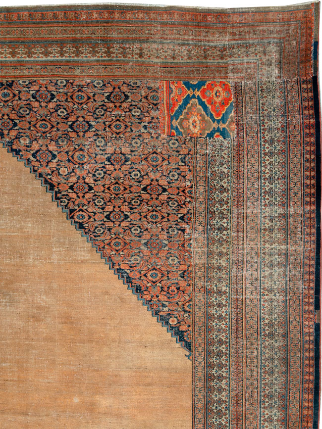 Antique Persian Mashad Patchwork Style Oversize Carpet, No.27974 - Galerie Shabab