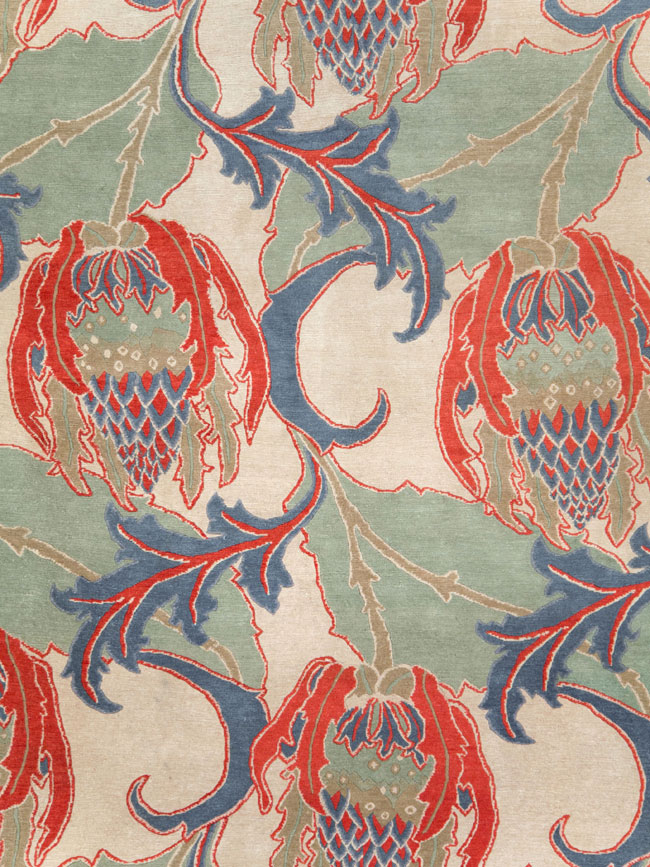 Modern Tibetan Room Size Carpet, No.27975 - Galerie Shabab