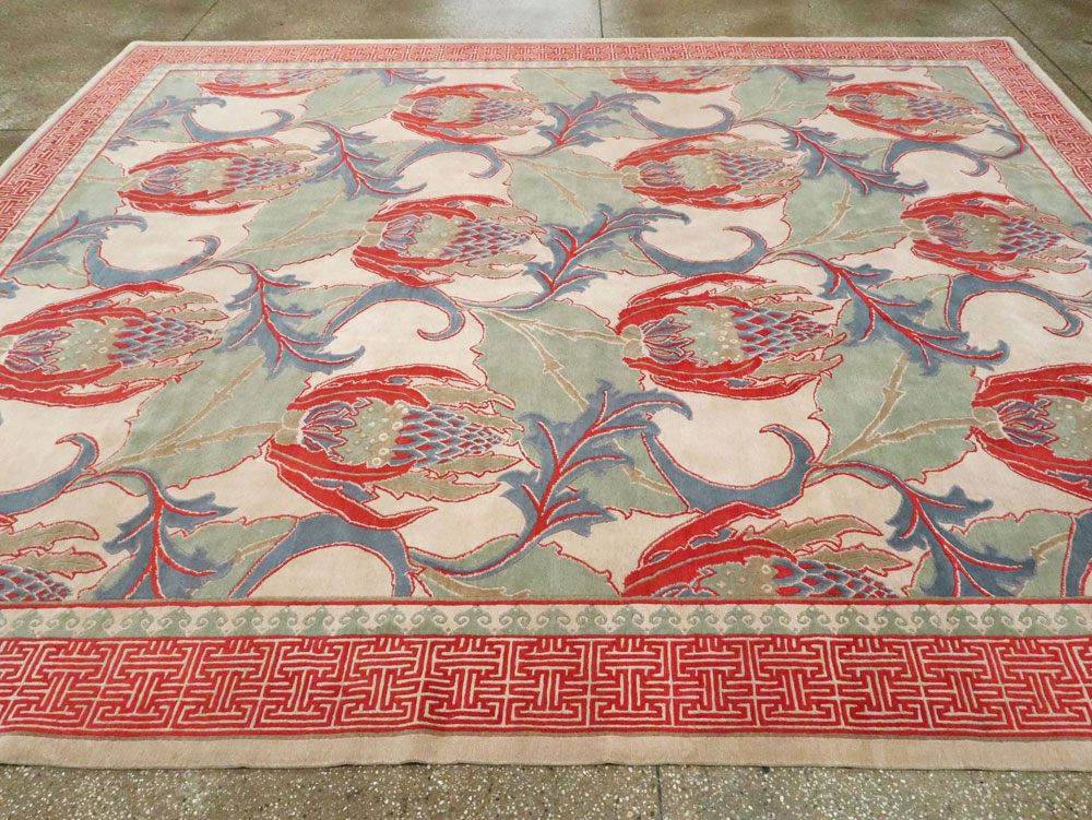 Modern Tibetan Room Size Carpet, No.27975 - Galerie Shabab