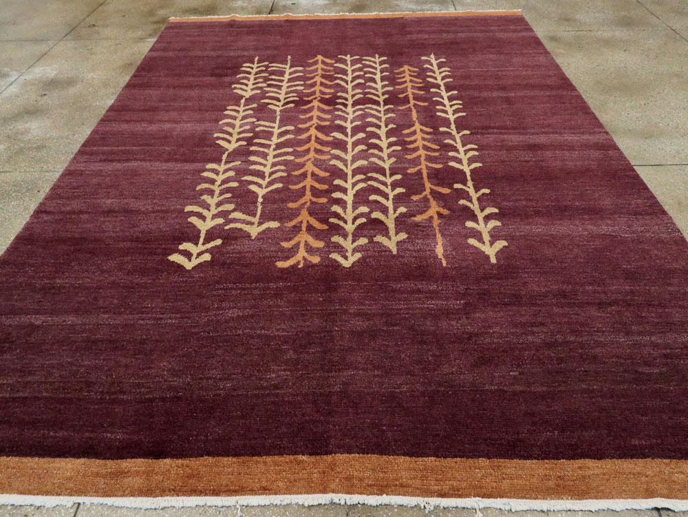 Contemporary Turkish Anatolian Room Size Carpet, No.27976 - Galerie Shabab
