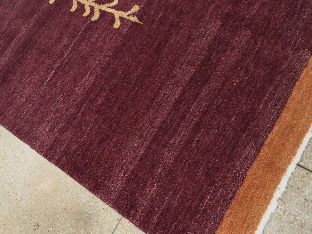 Contemporary Turkish Anatolian Room Size Carpet, No.27976 - Galerie Shabab