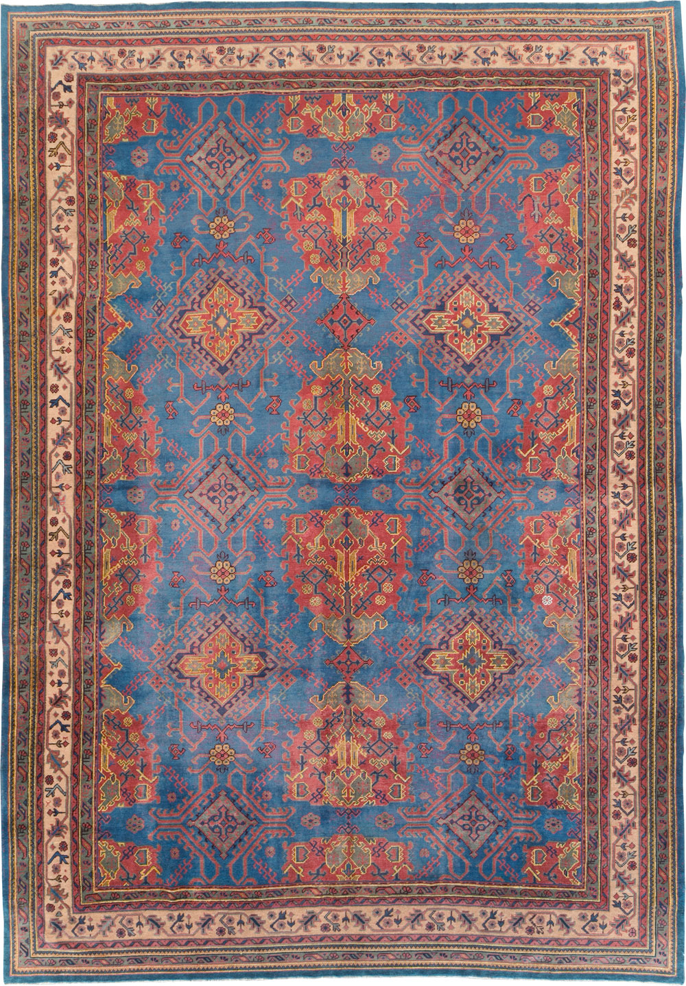 Antique Oushak Carpet, No.27979 - Galerie Shabab