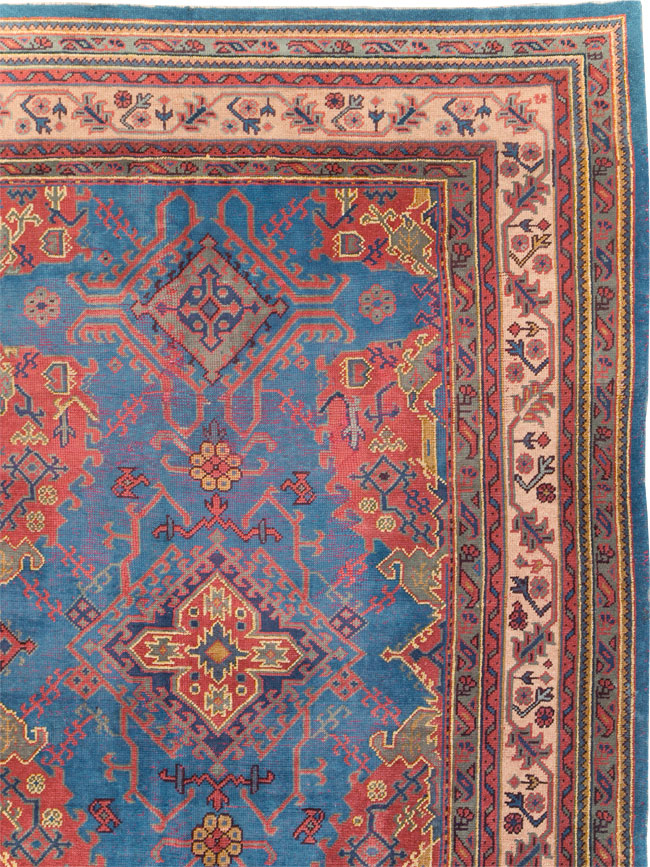 Antique Oushak Carpet, No.27979 - Galerie Shabab
