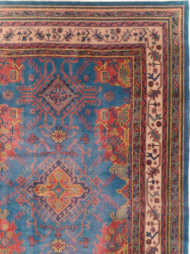 Antique Oushak Carpet, No.27979 - Galerie Shabab