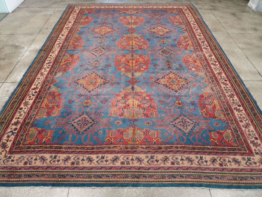 Antique Oushak Carpet, No.27979 - Galerie Shabab