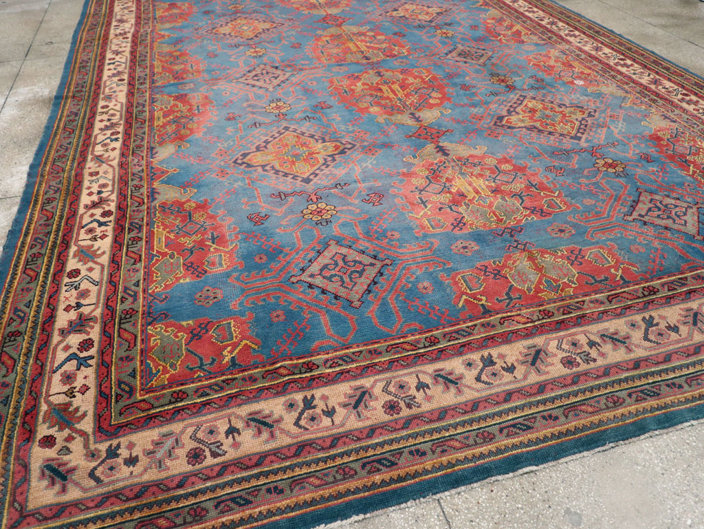 Antique Oushak Carpet, No.27979 - Galerie Shabab