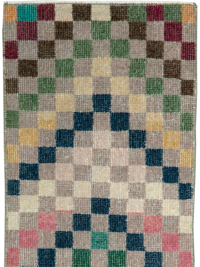 Vintage Anatolian Deco Style Runner, No.27982 - Galerie Shabab