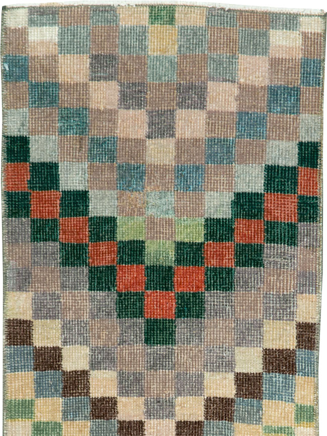 Vintage Anatolian Deco Style Runner, No.27982 - Galerie Shabab