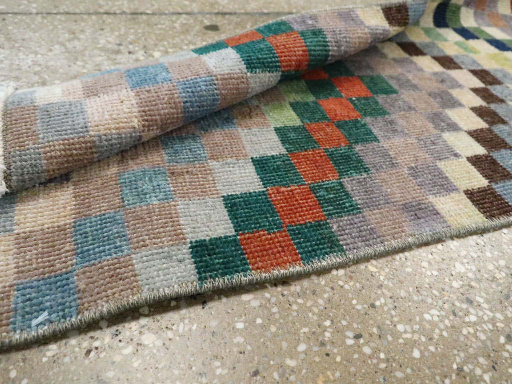 Vintage Anatolian Deco Style Runner, No.27982 - Galerie Shabab