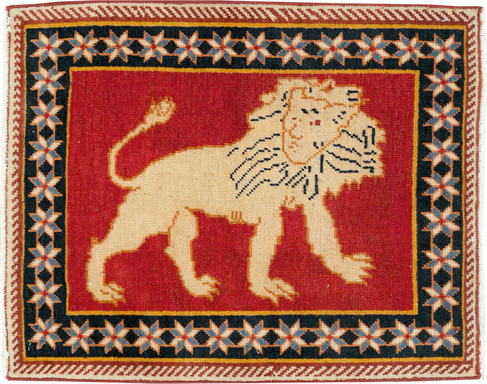 Vintage Persian Tabriz Pictorial Rug (Pair: 1 of 6), No.27987 - Galerie Shabab