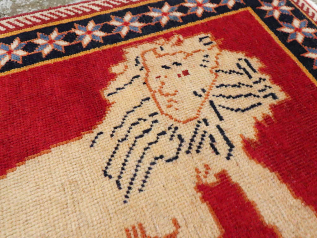 Vintage Persian Tabriz Pictorial Rug (Pair: 1 of 6), No.27987 - Galerie Shabab