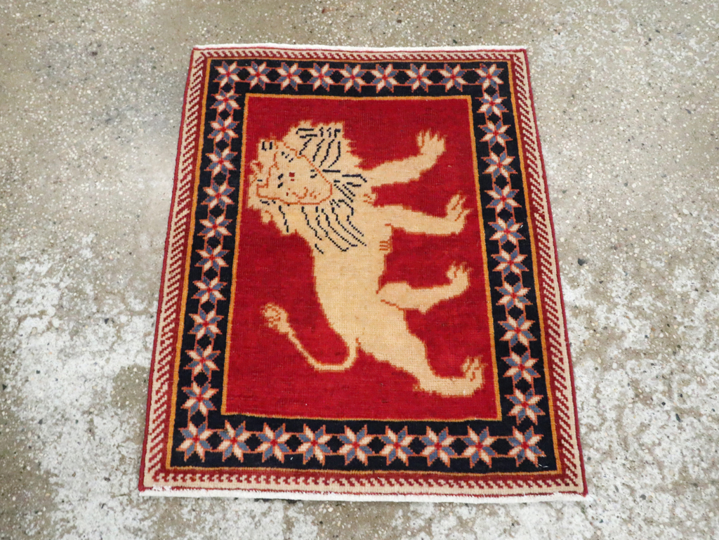 Vintage Persian Tabriz Pictorial Rug (Pair: 1 of 6), No.27987 - Galerie Shabab